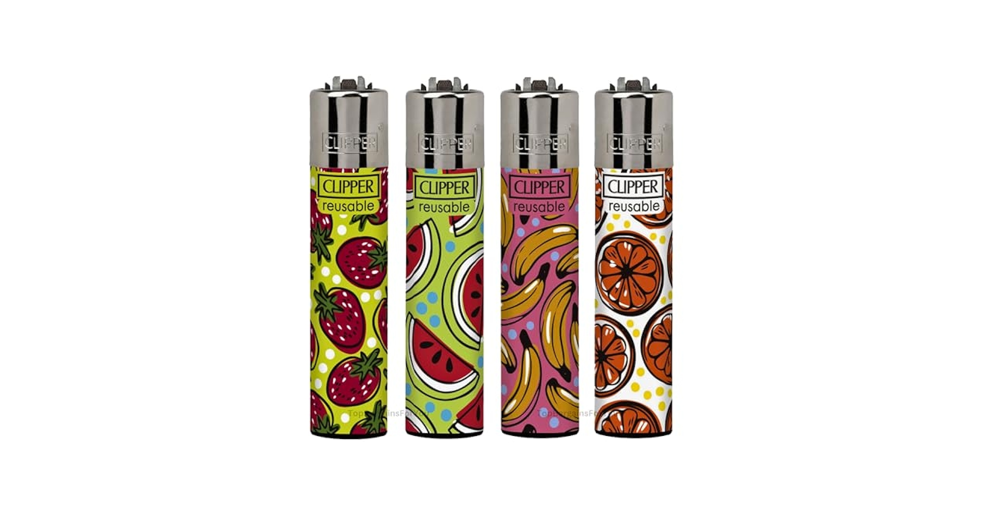 Classic Clipper Aansteker | Fruity Summer (4 stuks)