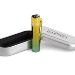 Metalen Clipper Aansteker | Green Gradient