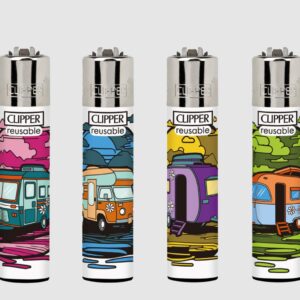 Classic Clipper Aansteker | Hippie Caravan (4 stuks)