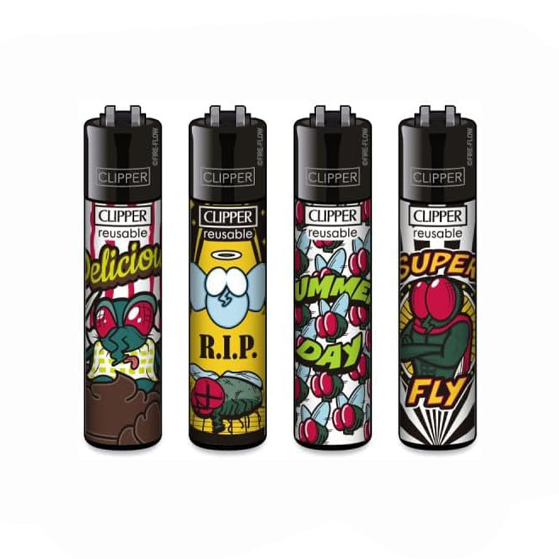Classic Clipper Aansteker | Insect World (4 stuks)