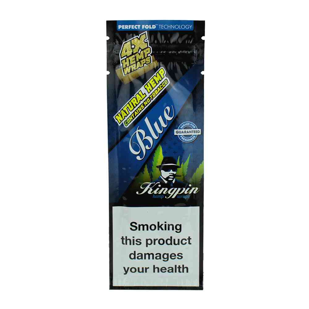 Kingpin Hemp Wraps - Blue