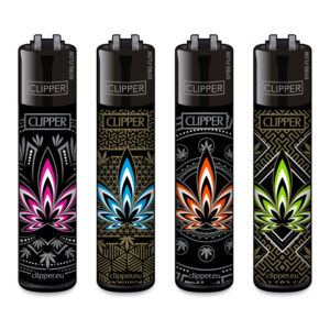 Classic Clipper Aansteker | Leaves #34 (4 stuks)
