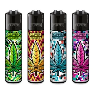 Classic Clipper Aansteker | Leaves #41 (4 stuks)
