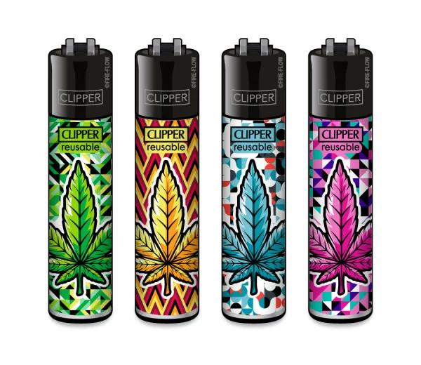 Classic Clipper Aansteker | Leaves #41 (4 stuks)