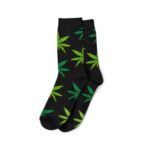 Long Socks – Black/ Mix Green (EU36-42)