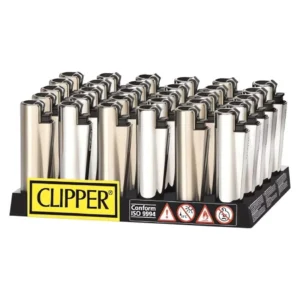 Metalen Micro Cover Clipper Aansteker | Silver