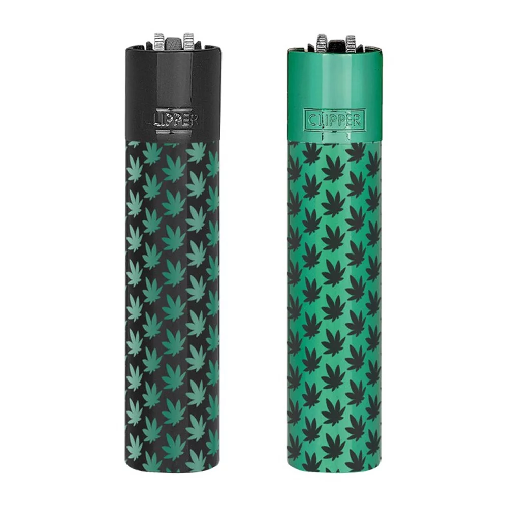 Metalen Clipper Aansteker | Mini Leaves