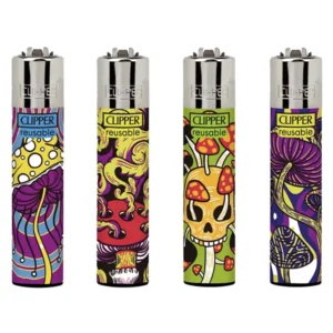 Classic Clipper Aansteker | Mush and Go (4 stuks)