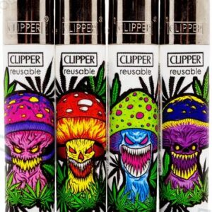 Classic Clipper Aansteker | Mushroom Monsters (4 stuks)