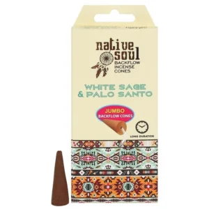 Green Tree | Jumbo Backflow Cones White Sage & Palo Santo