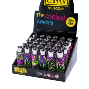 Clipper Classic Cover Aansteker | Neon Leaves