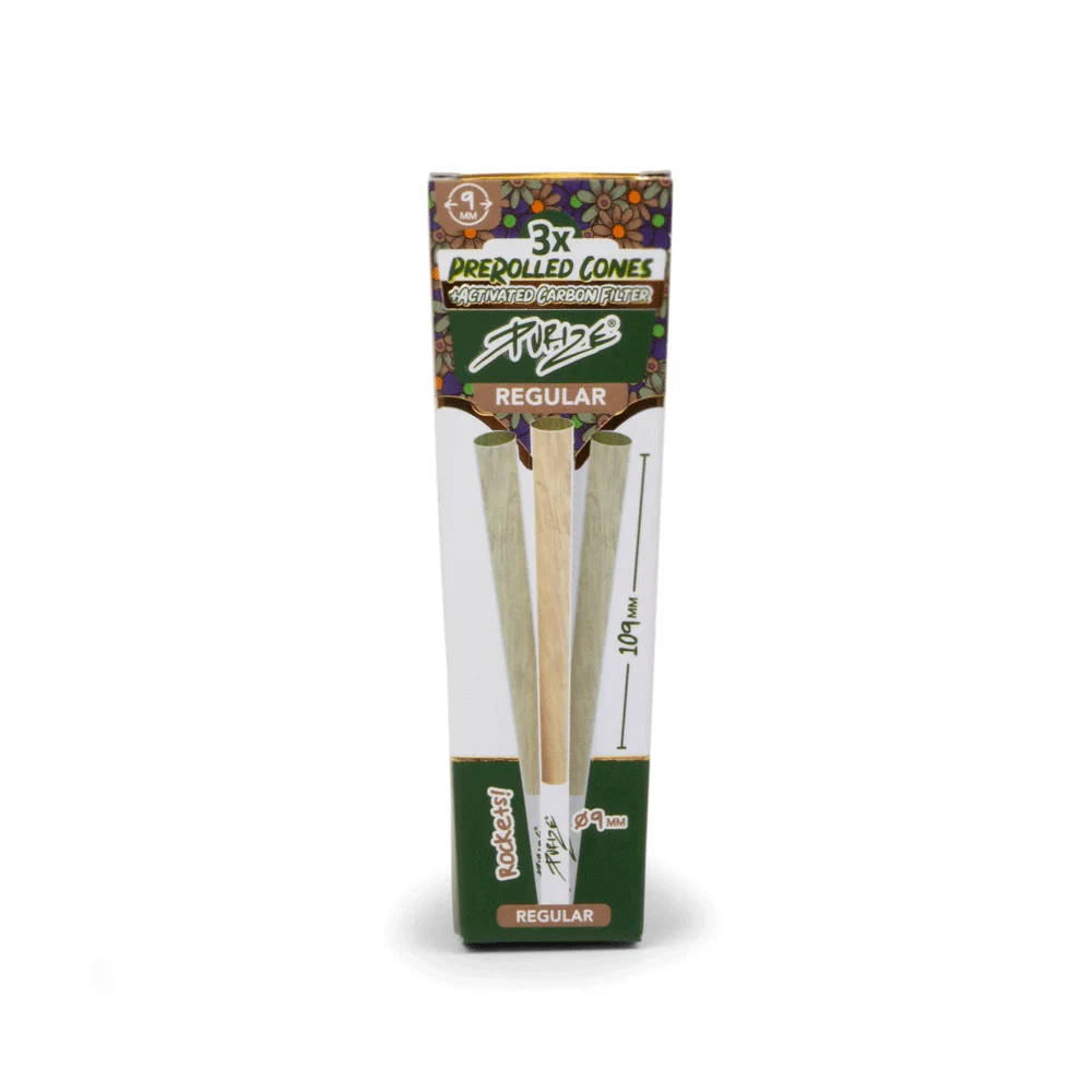 PURIZE | 3 Regular Pre-Rolled Cones (ø 9mm)