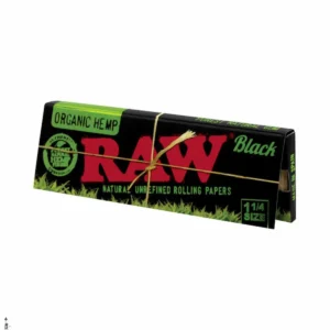 RAW Black Organic Hemp 1 1/4