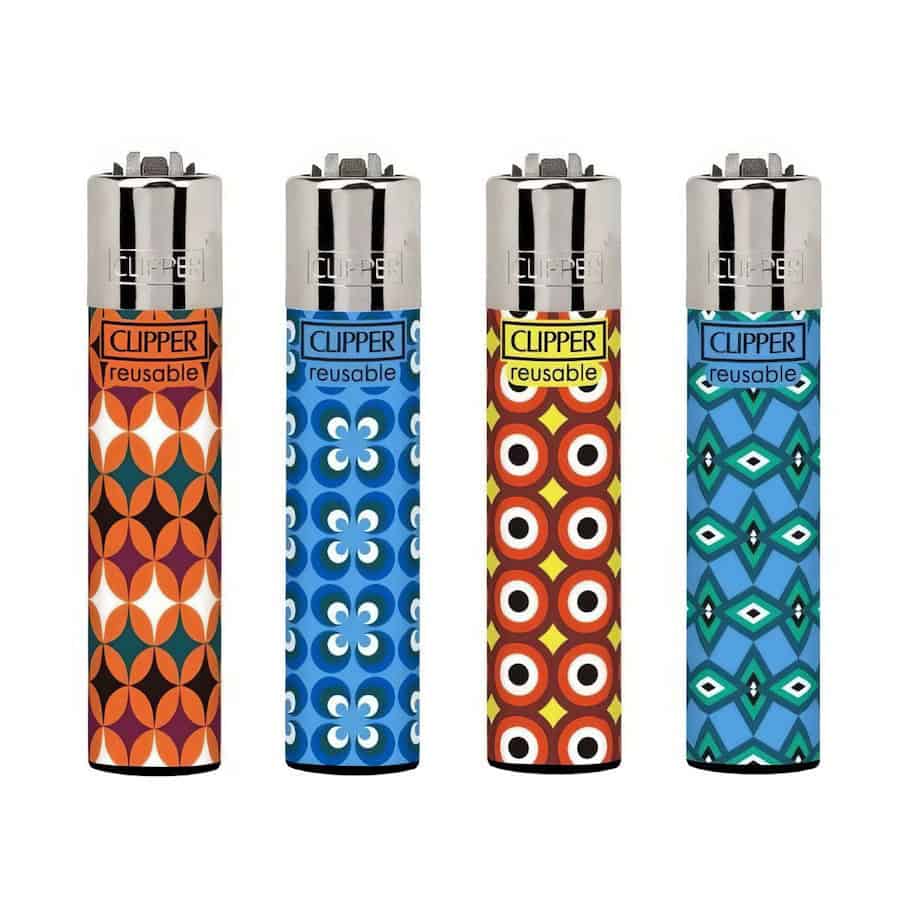 Classic Clipper Aansteker | Retro Style #3 (4 stuks)
