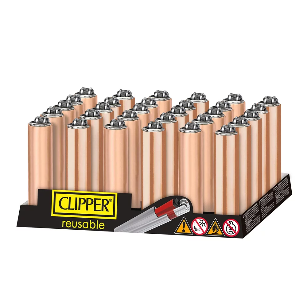 Metalen Micro Cover Clipper Aansteker | Rose Gold
