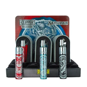 Metalen Clipper Aansteker | Samurai