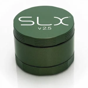 SLX Grinder Aluminium Non Sticky 50 mm – Leaf Green