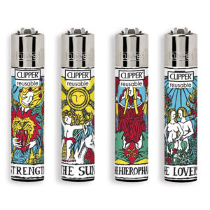 Classic Clipper Aansteker | Tarot Cards (4 stuks)