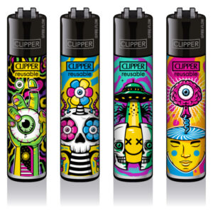 Classic Clipper Aansteker | Trippy #2 (4 stuks)