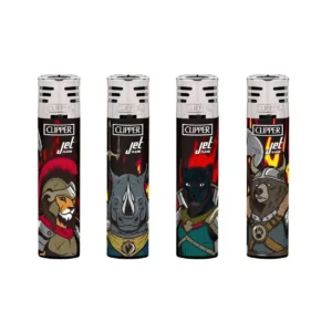 Clipper Classic Jet Flame | Warrior Animals (4 stuks)