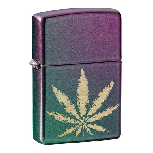 Zippo | Cannabis Design Iridescent Engraved