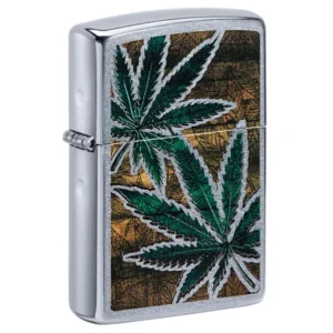 Zippo | Cannabis Design Street Chrome
