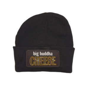 LR | Cuffed Beanie 420 Big Buddha Cheese (Black)