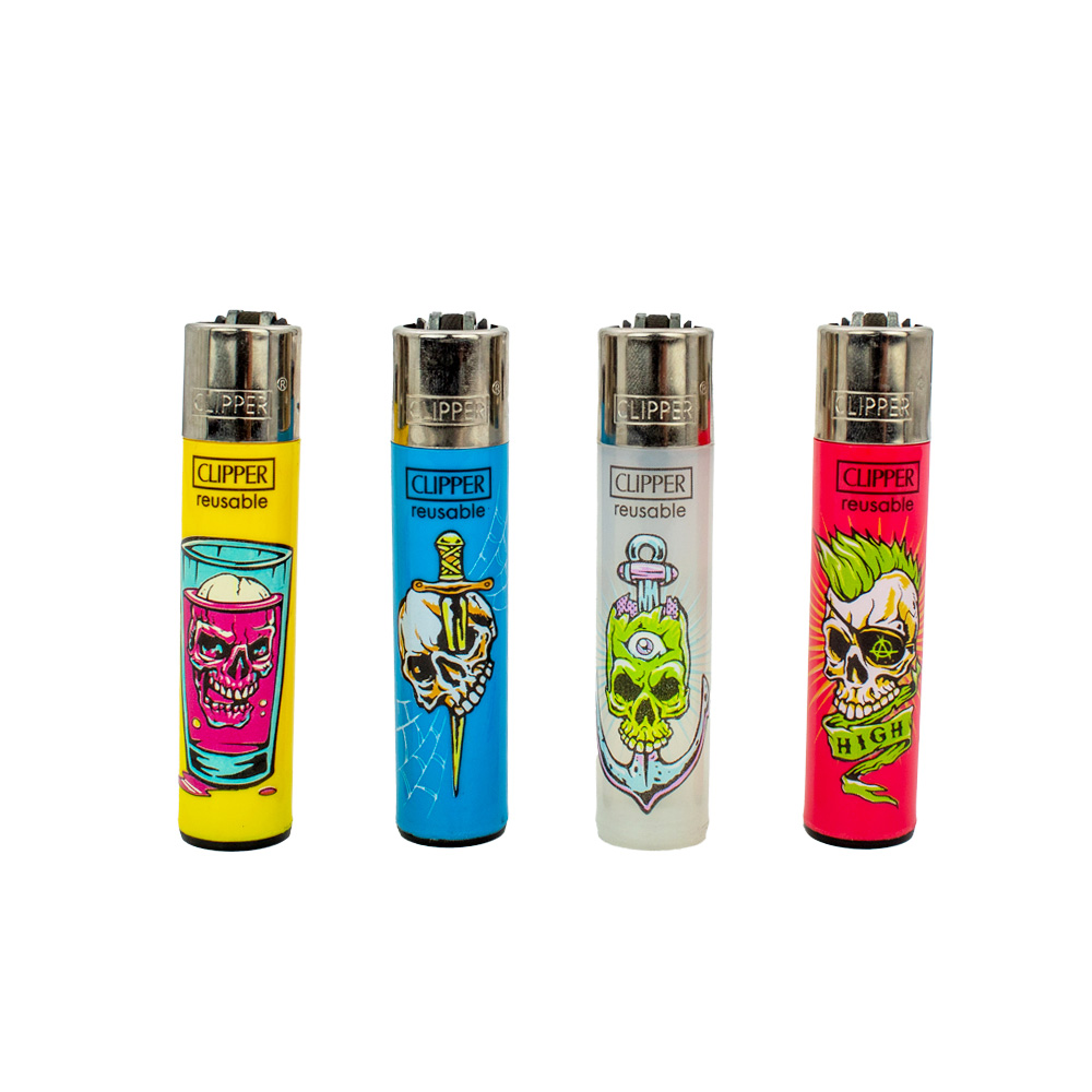 Classic Clipper Aansteker | Bone Portraits (4 stuks)