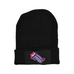 LR | Cuffed Beanie 420 Double Bubblegum (Black)
