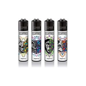 Classic Clipper Aansteker | Geometrical Animals (4 stuks)