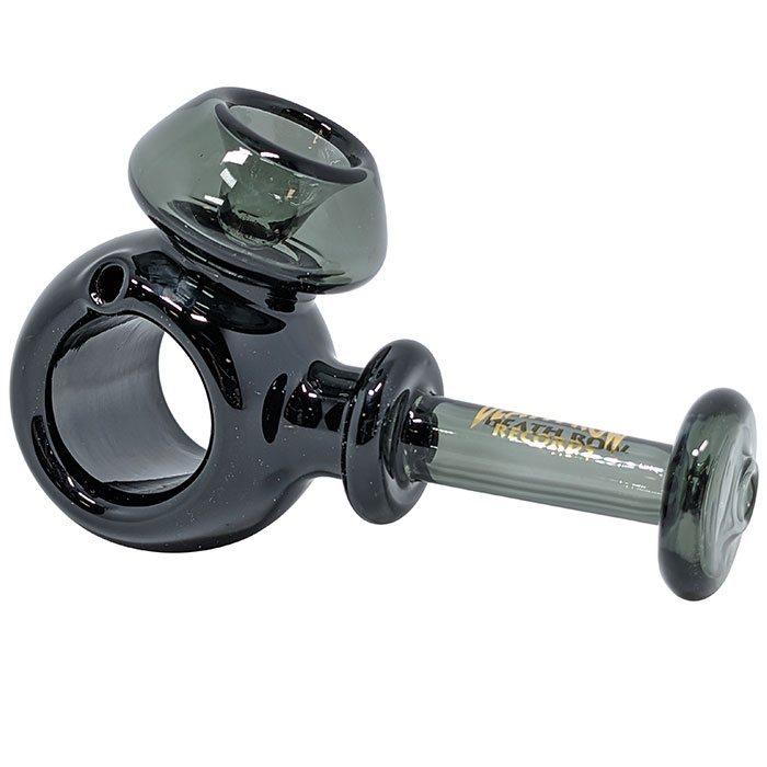 Death Row Records | 4″ Ring Hand Pipe (Smoke) - Afbeelding 2
