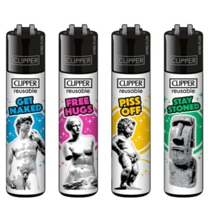 Classic Clipper Aansteker | Sculptures (4 stuks)