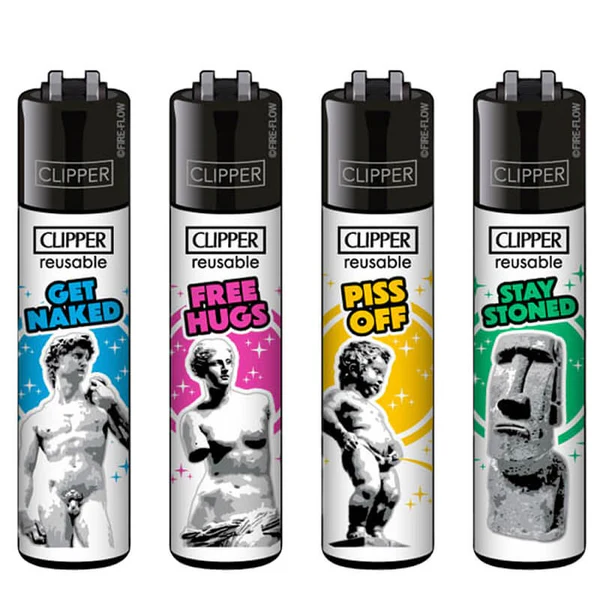 Classic Clipper Aansteker | Sculptures (4 stuks)
