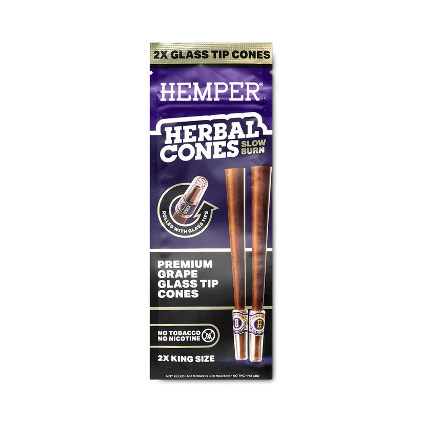 Hemper | Pre-Rolled King Size Glass Tipped Tea Leaf Cones (2pcs) - Afbeelding 4