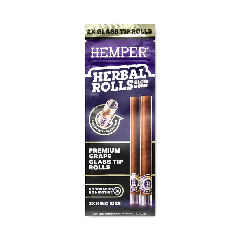 Hemper | Pre-Rolled King Size Glass Tipped Tea Leaf Rolls (2pcs) - Afbeelding 4