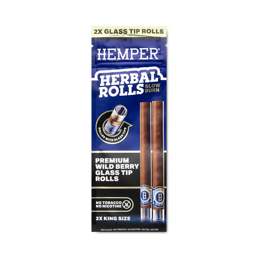 Hemper | Pre-Rolled King Size Glass Tipped Tea Leaf Rolls (2pcs) - Afbeelding 3