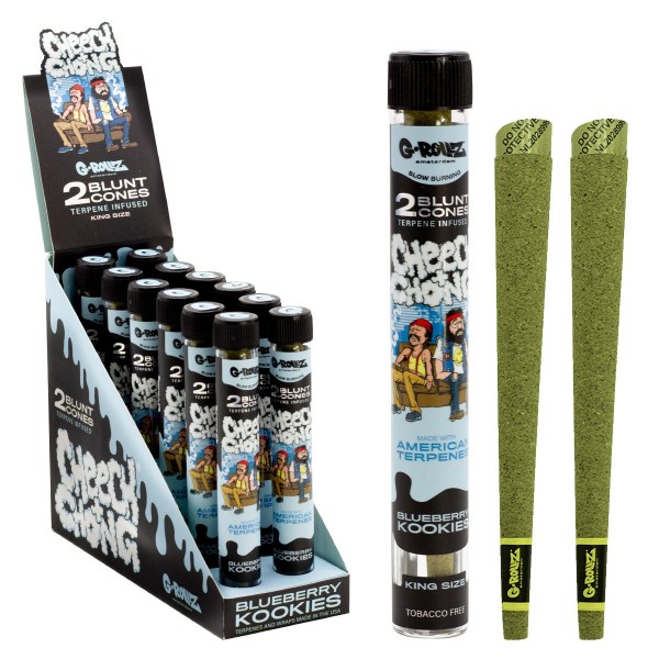 G-Rollz | Blunts Cheech & Chong | 2x Terpene Infused ‘Blueberry Kookies’