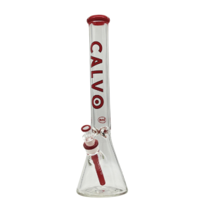 Calvo | Premium Beaker Bong Red (45cm)