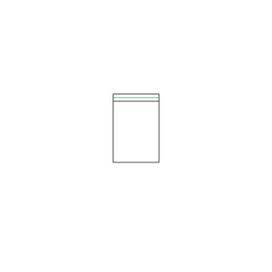 Zipper Bags Blanco | 100pcs (60x80x0,8)