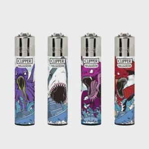 Classic Clipper Aansteker | Sea Monsters (4 stuks)