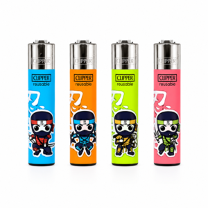 Classic Clipper Aansteker | Shinobis (4 stuks)