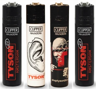Classic Clipper Aansteker | Mike Tyson (4 stuks)