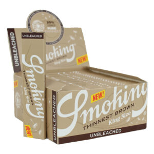 Smoking Long Paper Display | Brown Thinnest