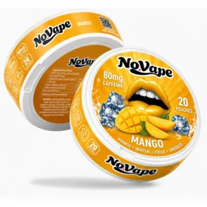 NoVape | 80mg Cafeïne Pouches | Mango