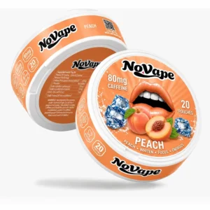 NoVape | 80mg Cafeïne Pouches | Peach