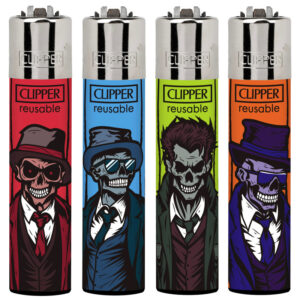Classic Clipper Aansteker | Zombie Gangsters (4 stuks)