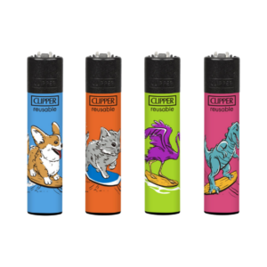 Classic Clipper Aansteker | Surf Animals (4 stuks)